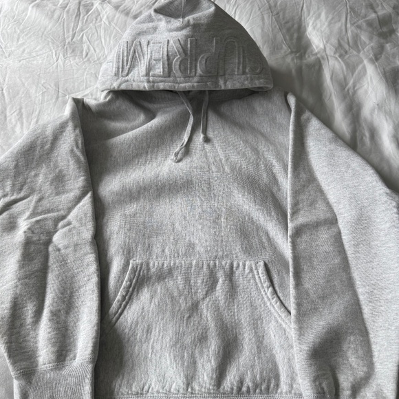 Supreme Embroidered Outline Hooded Sweatshirt - Picture 1 of 2